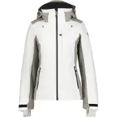 Icepeak - Veste de ski/snowboard stretch - Faenza W Blanc Optique pour Femme - Taille 40 FR