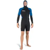 Mares 2nd Skin 1.5 Mm Long Sleeve Shorty Noir 2XL Homme