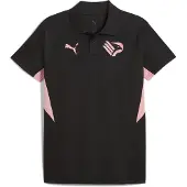 Puma Palermo Evostripe Short Sleeve Polo Noir M Homme
