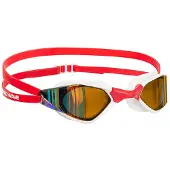 Madwave Dynamix Rainbow Mirror Swimming Goggles Rouge