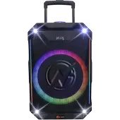 N-Gear THE FLASH 1040 - Enceinte Karaoké Bluetooth - Woofer 10 pouces - Lumière Disco - Microphone sans fil