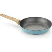 BRA Foodie A122228, poêle ronde, universelle, noire, Whitford QuanTanium, aluminium, acier, céramique, gaz, halogène, induction