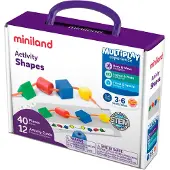 Miniland Activity Shapes Jouets Multicolores Multicolore One Size
