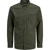 Jack & Jones Chemise Ajustée Coton Mélangé Regular Fit Homme Jack & Jones