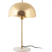 Leitmotiv - Lampe de table Waved Dome - Or - Ø30cm Lampe de table - Lampe de chevet, salon, chambre à coucher