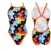 Turbo Flexie Swimsuit Orange 2XL Femme
