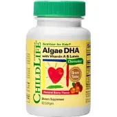 ChildLife Algues DHA avec Vitamine A &amp; Lutéine (60 capsules)