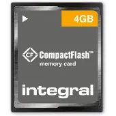 Integral - Carte mémoire flash - 4 Go - CompactFlash