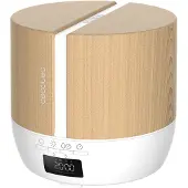 Cecotec Diffuseur d'Arômes PureAroma 550 Connected White Woody. Capacité 500 ml, Écran LED, Haut-parleur, Contrôle par