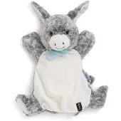 Kaloo Les Amis Donkey Puppet Puppet 30 Cm Blanc,Gris 0-24 Months Enfants