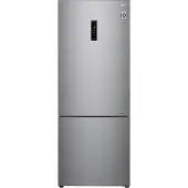 LG Réfrigérateur combiné 70.5cm 451l nofrost platinium - - GBB566PZHZN -