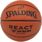 Spalding Ballon de basketball React TF250 All Surface