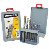 Diager Coffret foret béton - 7 pièces - 208D