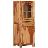 vidaXL Jardinière avec design de clôture 70x70x70 cm pin imprégné
