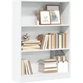 vidaXL Bibliothèque blanc 80x24x109 cm bois d'ingénierie