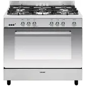 Glem Gas Piano de cuisson gaz 109l 5 feux inox - Glem - GE960CMIX2 -