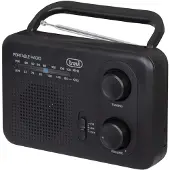 Trevi 0RA7F6400 Radio portable Analogique Noir