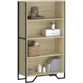 vidaXL Bibliothèque chêne sonoma 80x31x137,5 cm bois d'ingénierie