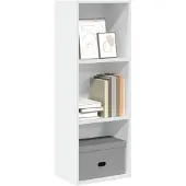 vidaXL Bibliothèque blanc 40x30x114 cm bois d'ingénierie