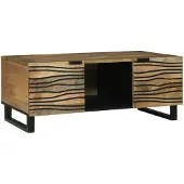 vidaXL Table basse 100X54X40 Cm - Bois de manguier massif Lumarko !