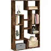 vidaXL Bibliothèque chêne fumé 72x20x120 cm bois d'ingénierie