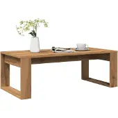 vidaXL Table basse Artisan-Chêne 102x50x35 cm Bois composite