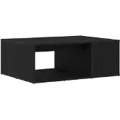 vidaXL Table Basse Chêne Noir 90X67X33 Cm Avec Bois d'Ingénierie Lumarko