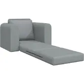 vidaXL Canapé-lit gris clair 98 x 71 x 83 cm Tissu