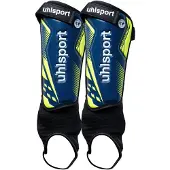 Uhlsport Tibia Plate Pro Protège-tibias Homme marine fluo jaune Gr L