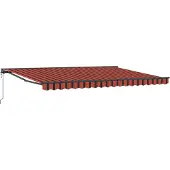 vidaXL Cadre d'auvent orange et noir 450 x 300 cm