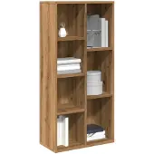 vidaXL Bibliothèque chêne artisanal 50x25x104 cm