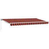 vidaXL Cadre d'auvent orange et noir 350 x 200 cm