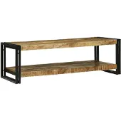 vidaXL Table basse Marron 120 x 50 x 38 cm bois de manguier massif