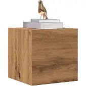 vidaXL Armoire TV murale Artisan-Chêne 30,5x30x30 cm
