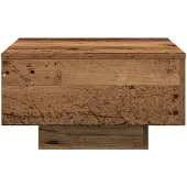 vidaXL Table basse en vieux bois 55 x 55 x 31 cm