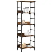 vidaXL Bibliothèque vieux bois 50x33x153 cm bois d'ingénierie