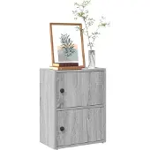 vidaXL Bibliothèque sonoma gris 40x24x52 cm bois d'ingénierie