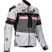 Leatt ADV Rally 5.5 Gris Clair Gris Foncé Noir Veste Textile Taille 3XL