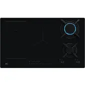 AEG HDB95623NB Table de cuisson encastrable 88 cm Combi 5 feux Noir