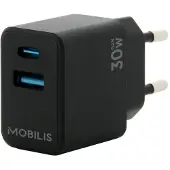 Mobilis 001362 chargeur universel pour appareils mobiles Noir AC Auto
