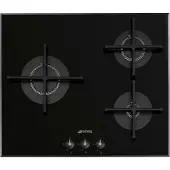 Smeg Pv163b3 Butane Gas Kitchen With Oven 60 Cm 3 Burners Argenté