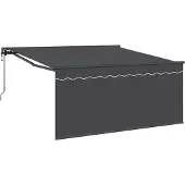 vidaXL Store rétractable anthracite 300 x 250 cm