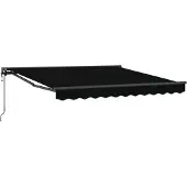 vidaXL Cadre d'auvent noir 300 x 250 cm