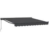 vidaXL Cadre d'auvent anthracite 350 x 250 cm