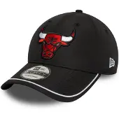 New Era Piping 9forty Chicago Bulls Cap Noir