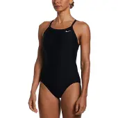 Nike Solid Racerback Swimsuit Noir 26 Femme