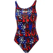 Turbo Rock Pro Resist Swimsuit Rouge,Bleu L Femme