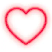 Candy Shock CANDYSHOCK Enseigne lumineuse LED 'Heart