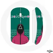 CAPACHEAP Souris Sans Fil Squid Game Soldier Mask Triangle
