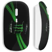 CAPACHEAP Souris Sans Fil drink Monster Energy green